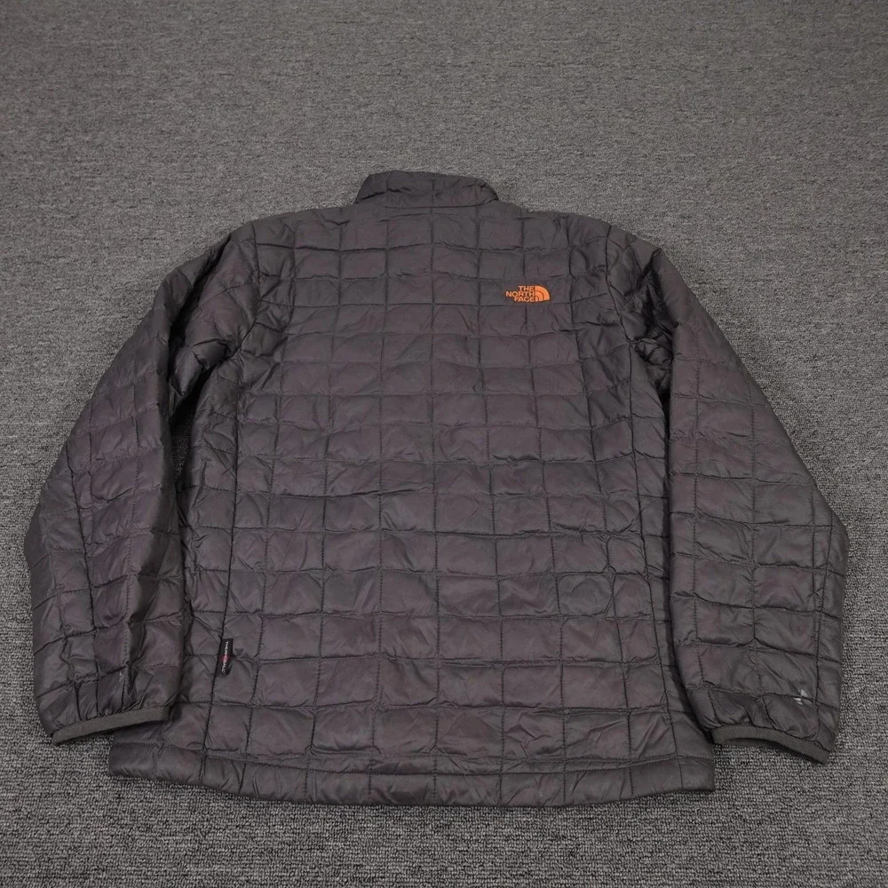 The North Face ThermoBall Jacket Boys 14-16 Gray Insulated Puffer Outdoor